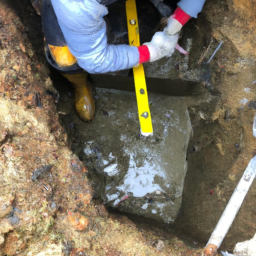 Construction d'un Mur de Soutènement en Blocs de Béton pour un Terrain en Pente Chamalieres